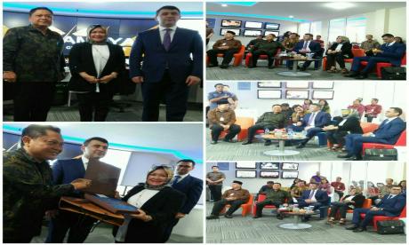 Gedung Graha Sewaka Dharma kedatangan Mr.Inam Karimov Kunjungan