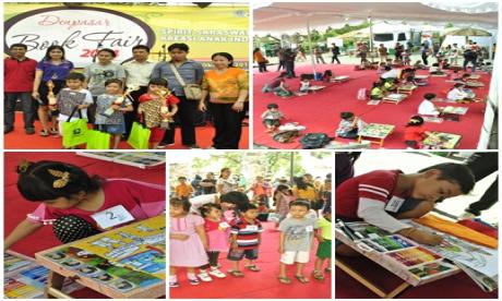 Kegiatan Lomba Mewarnai Tingkat TK Book Fair 2014 