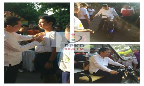 Peresmian Cikar Surya Karya dan Komunitas Sepeda Listrik