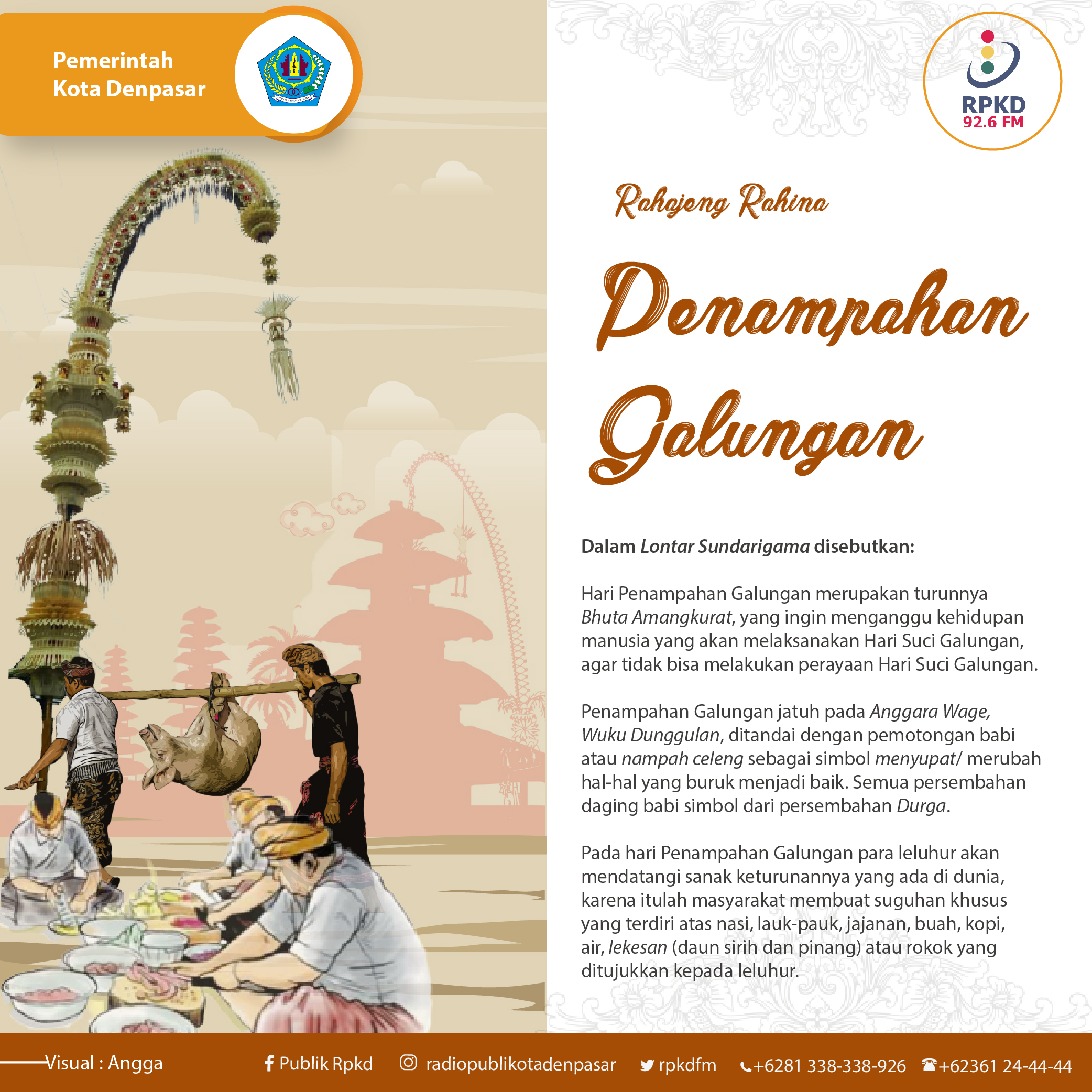 Rahajeng nyanggra rahina suci Galungan lan Kuningan