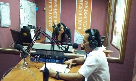 talkshow bersama kabid lalu lintas dinas perhubungan kota denpasar