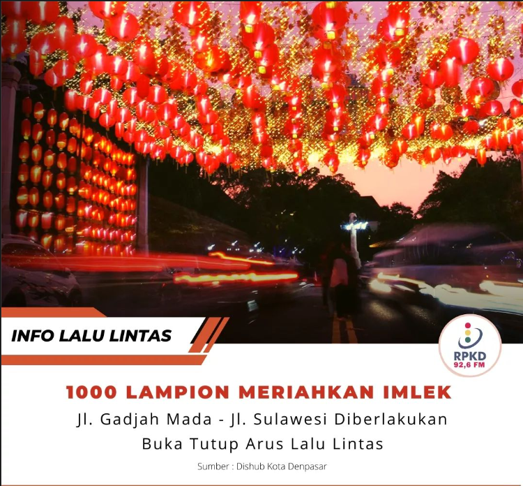 1000 Lampion Meriahkan Imlek