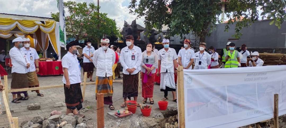 Peletakan Batu Pertama Revitalisasi Pasar Tegal Harum