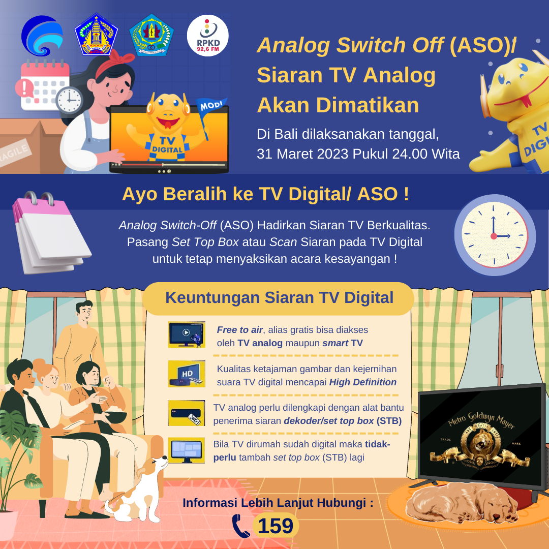 Analog Switch Off (ASO)/ Siaran TV Analog Akan Dimatikan 