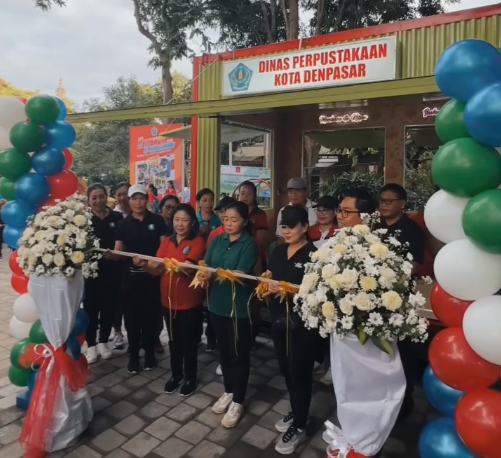 Perpustakaan Unik, Dibangun dari Kontainer di Kota Denpasar