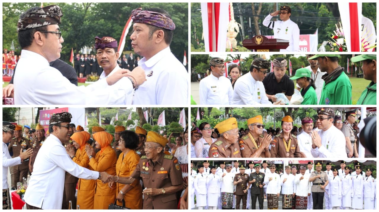 Apel HUT Kota Denpasar ke 236-Wali Kota Denpasar Berkomitmen Tuntaskan Tantangan Pembangunan